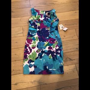 NWT 🌺 *** S.L. Fashion Floral Dress, size 12